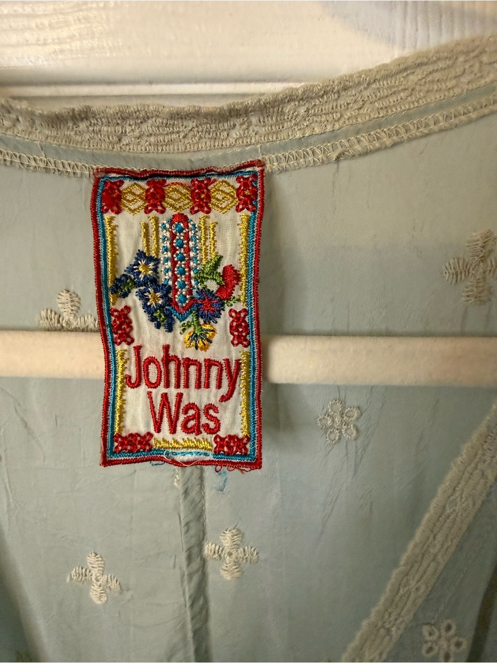Johnny Was Embroidered V-Neck Tunic - Picture 2 of 5